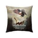 One Nation Under God American Flag Christians Pillow