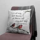 Matthew 634 Do Not Worry About Tomorrow Bible Verse Pillow