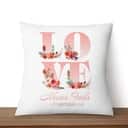 Love Never Fails 1 Corinthians 138 Bible Verse Pillow