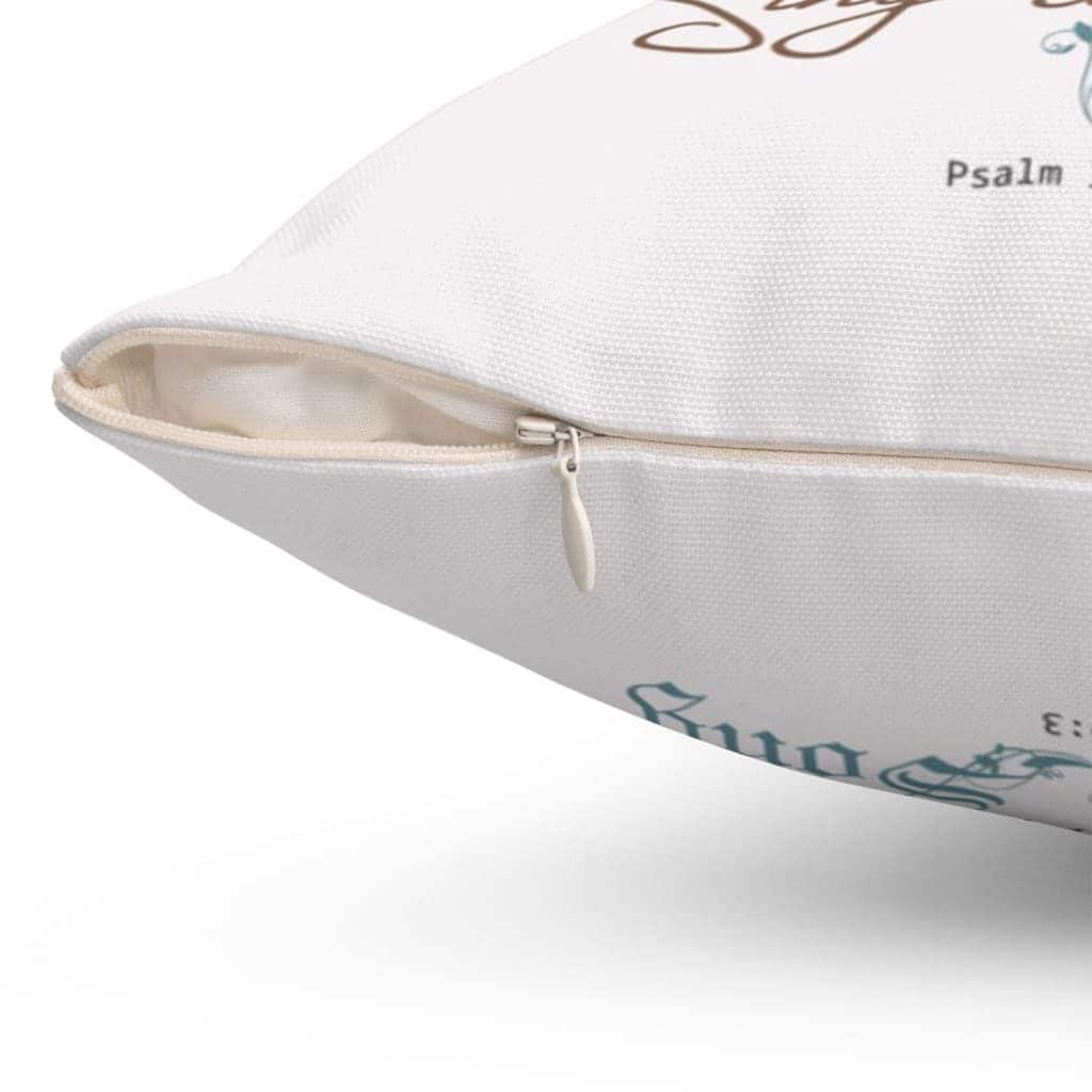 Psalm 333 Sing To Him A New Song Bible Verse Pillow Psalm 333 Sing To Him A New Song Bible Verse Pillow