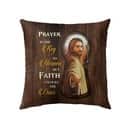 Prayer Is The Key To Heaven Christian Jesus Pillow