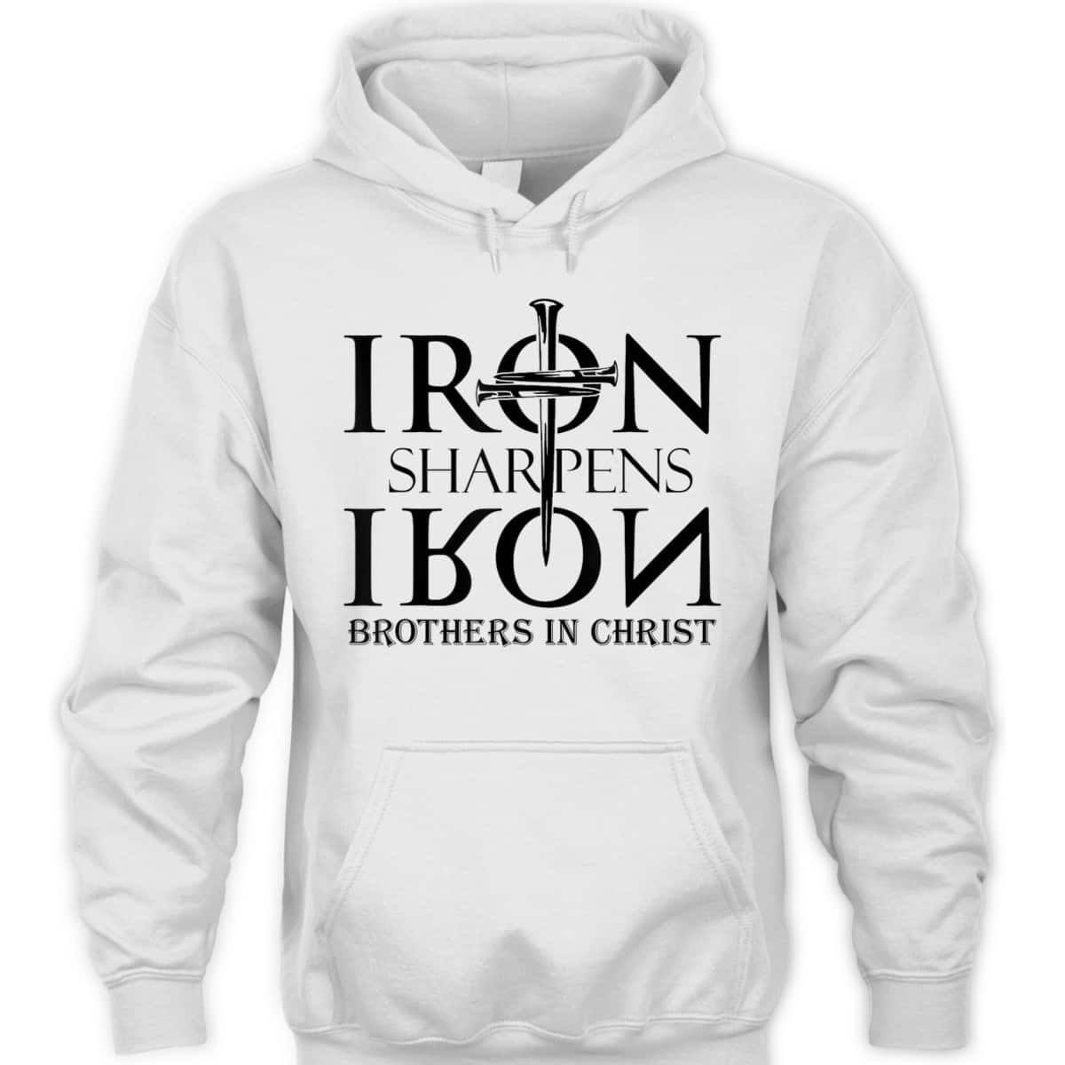 Iron Sharpens Iron Brothers In Christ Christian T-Shirt Iron Sharpens Iron Brothers In Christ Christian T-Shirt