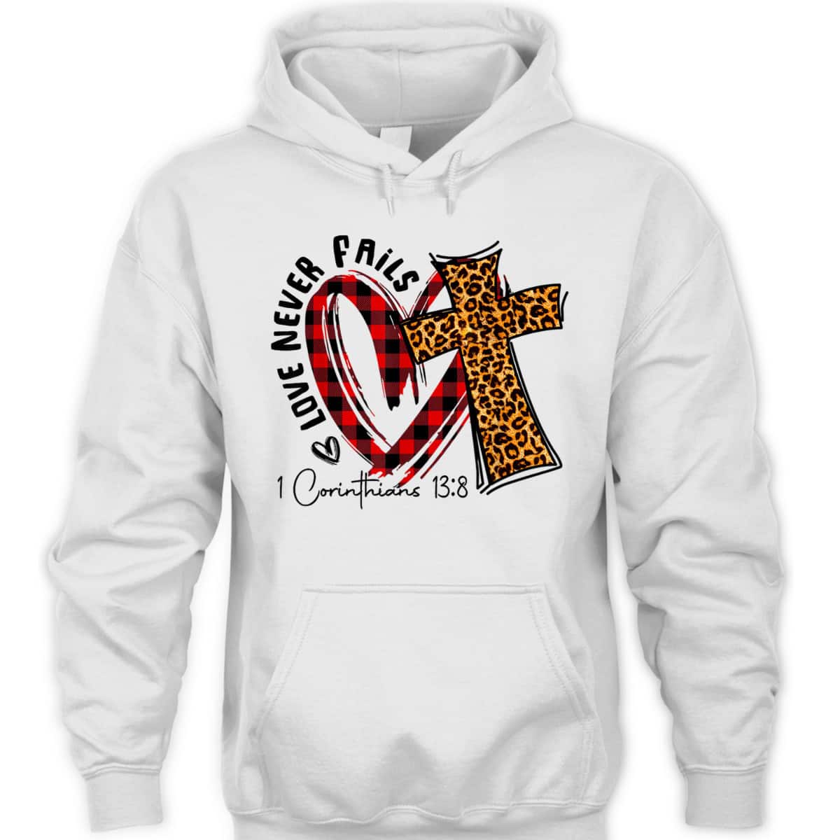 Love Never Fails 1 Corinthians 13 8 Bible Verse Christian T-Shirt Love Never Fails 1 Corinthians 13 8 Bible Verse Christian T-Shirt