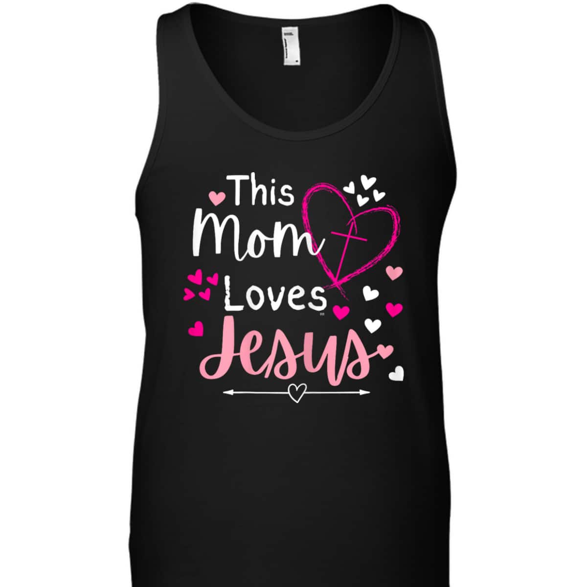 This Mom Loves Jesus Mother's Day Christian Gift T-Shirt This Mom Loves Jesus Mother's Day Christian Gift T-Shirt