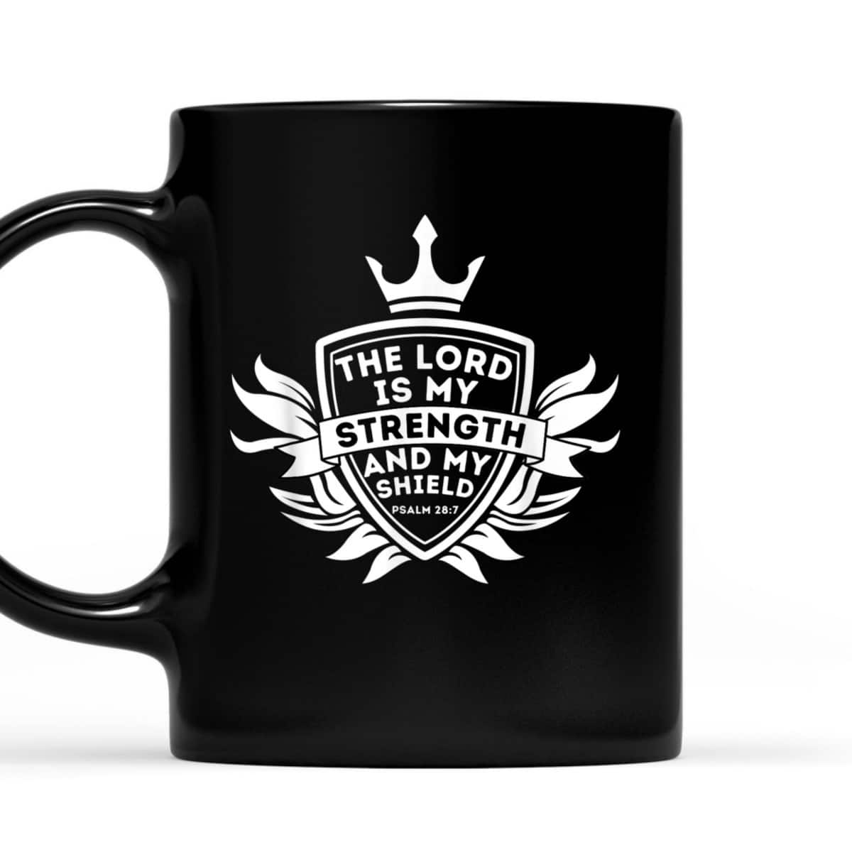 Lord Is My Strength Psalm 287 Christian Bible Verse Jesus T-Shirt