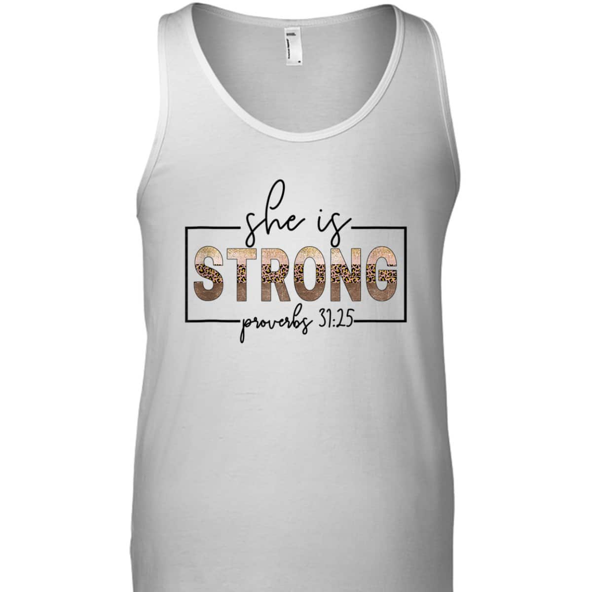 Leopard She Is Strong Proverbs 3125 T-Shirt Leopard She Is Strong Proverbs 3125 T-Shirt