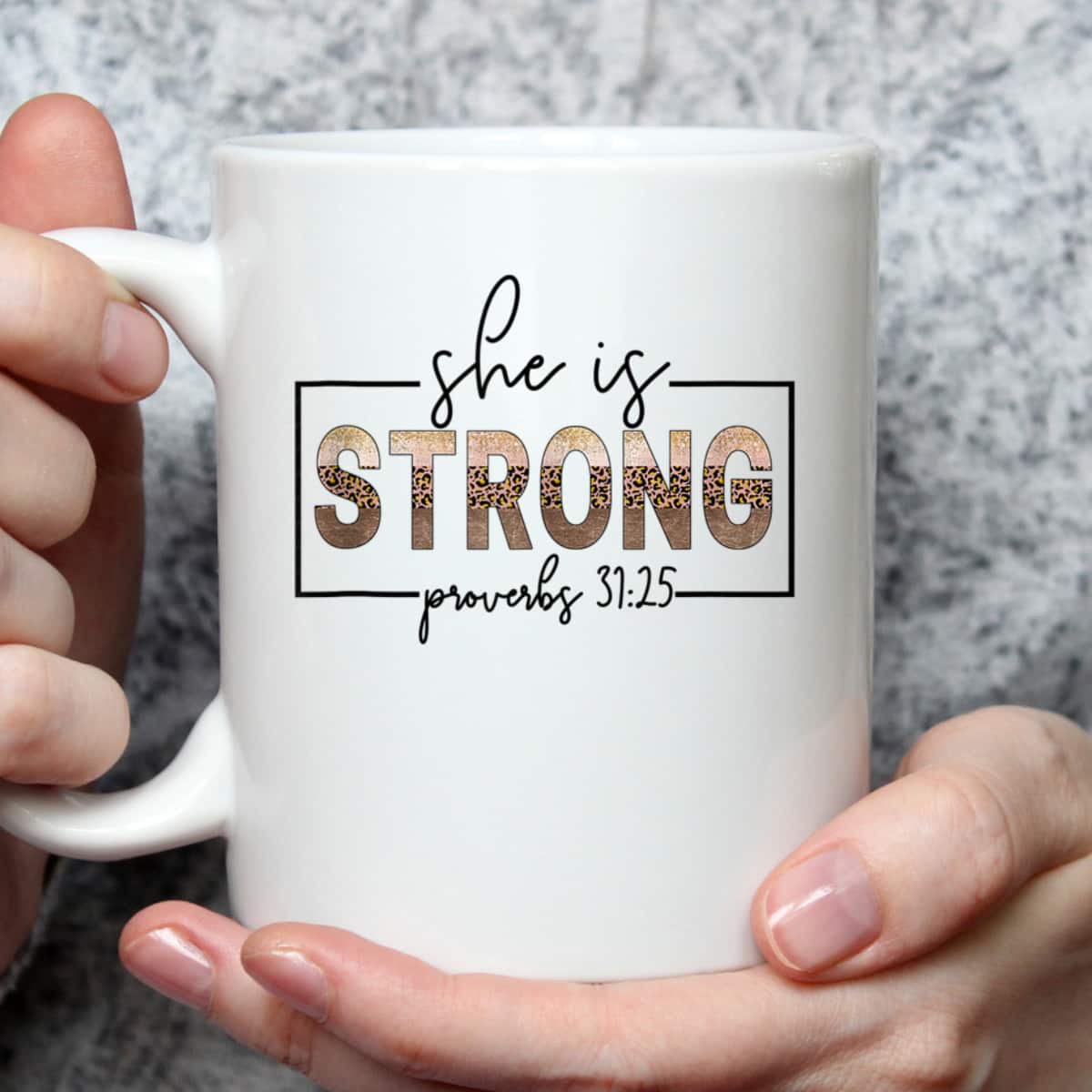 Leopard She Is Strong Proverbs 3125 T-Shirt Leopard She Is Strong Proverbs 3125 T-Shirt