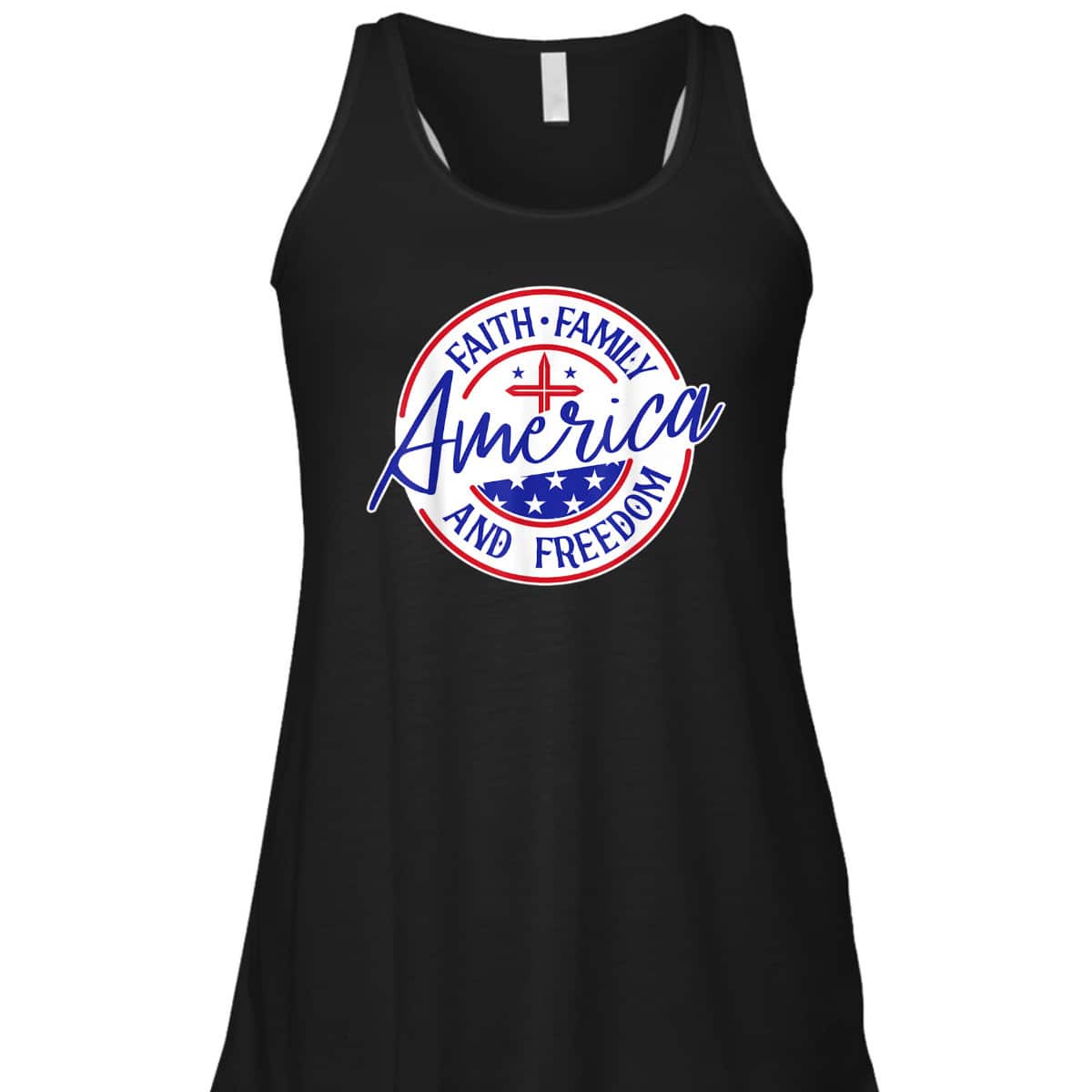 America Faith Family Freedom 4th Of July Patriotic Christian T-Shirt America Faith Family Freedom 4th Of July Patriotic Christian T-Shirt