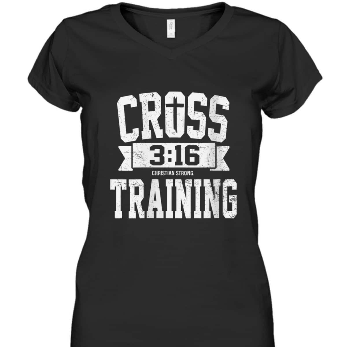 Cross Training 3 16 Christian Faith Motivational Bible T-Shirt Cross Training 3 16 Christian Faith Motivational Bible T-Shirt