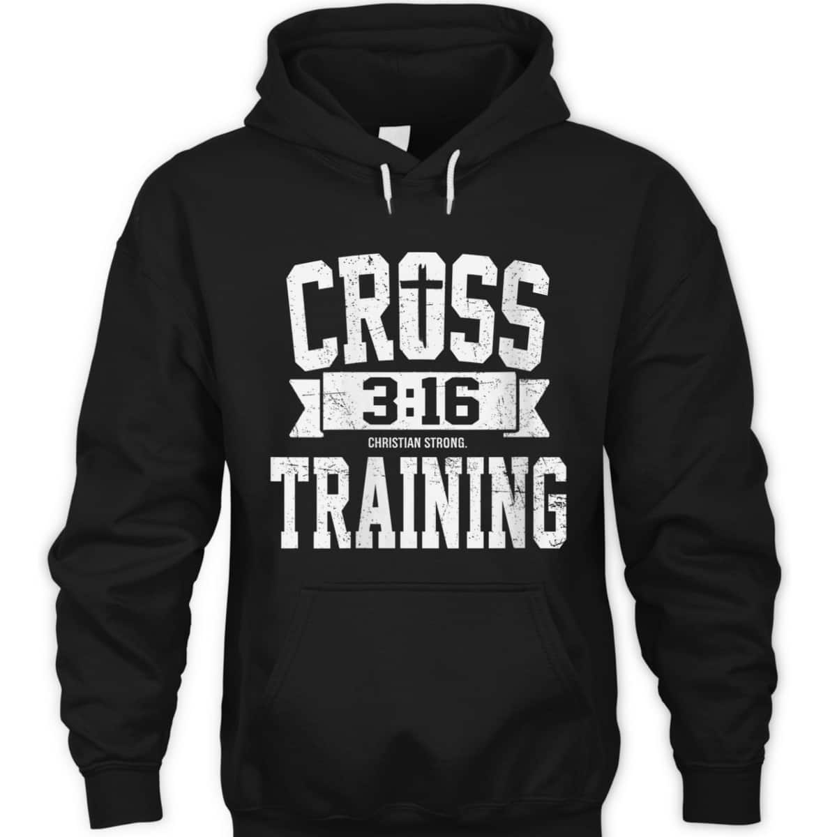Cross Training 3 16 Christian Faith Motivational Bible T-Shirt