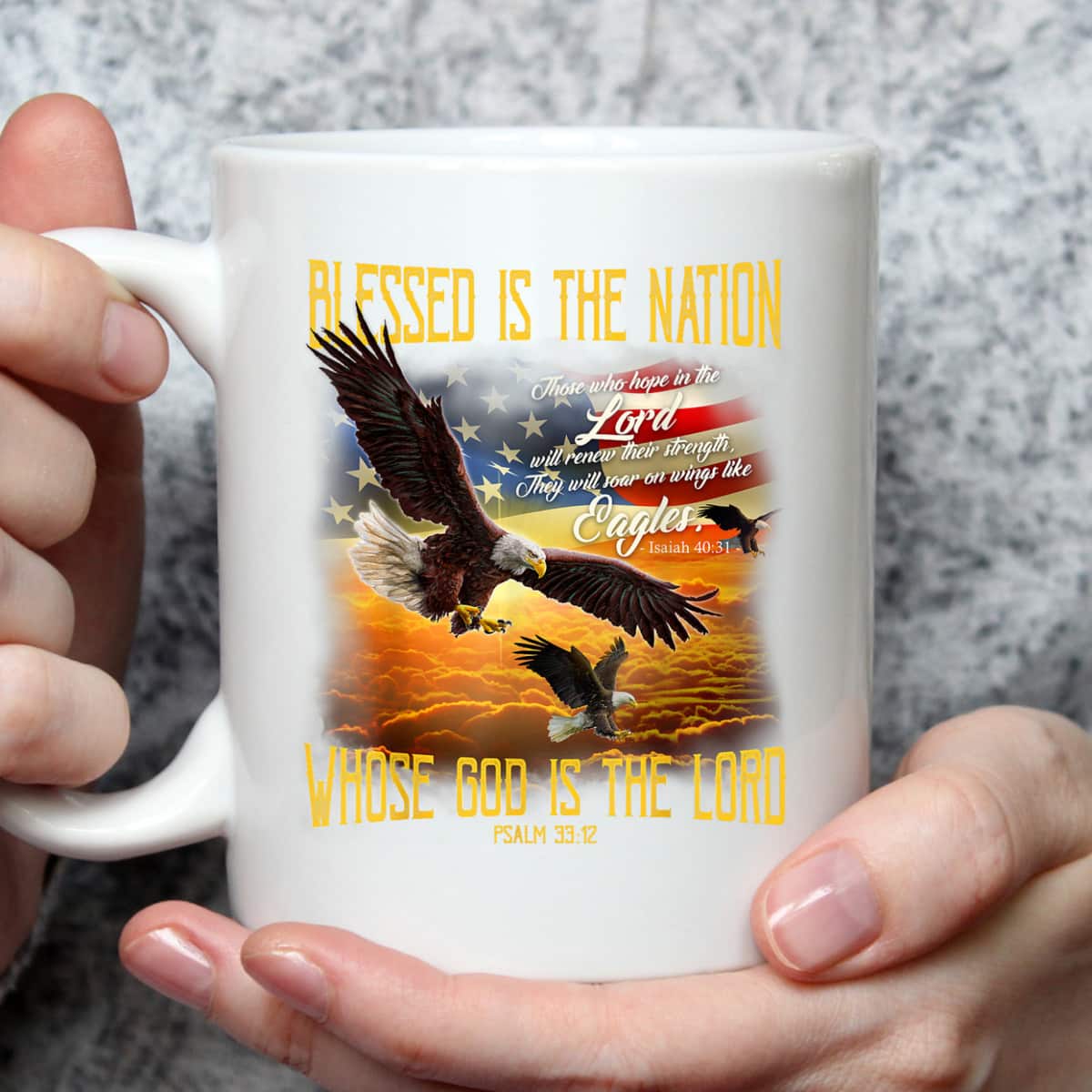 Blessed Is The Nation Whose God Is The Lord T-Shirt Blessed Is The Nation Whose God Is The Lord T-Shirt