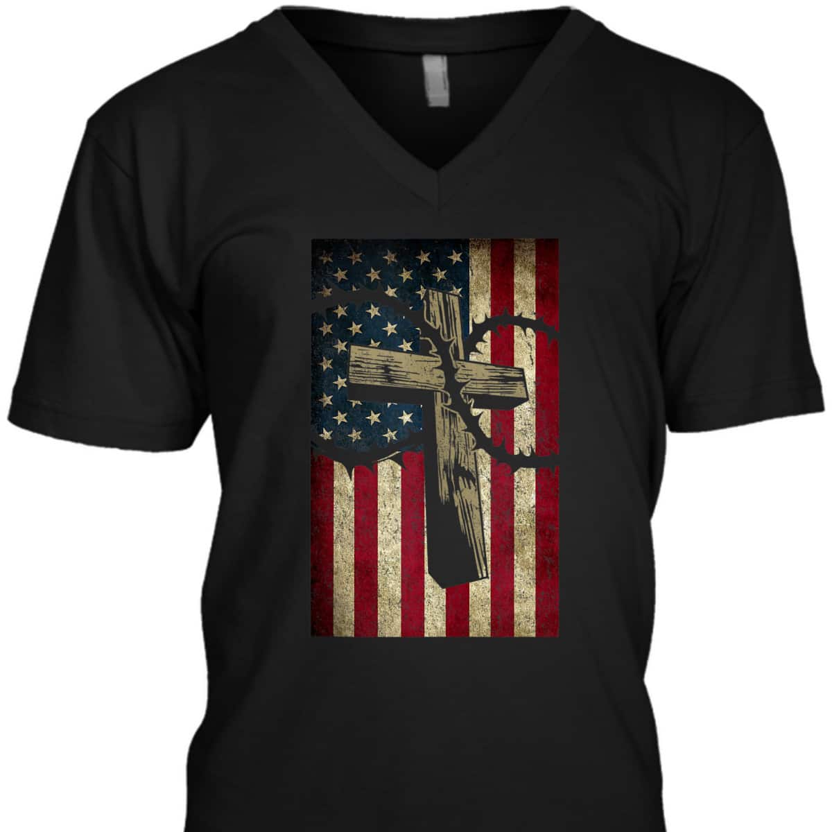 Cool Christian Patriotic New Christianity US Flag T-Shirt Cool Christian Patriotic New Christianity US Flag T-Shirt