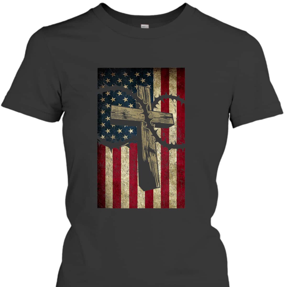 Cool Christian Patriotic New Christianity US Flag T-Shirt Cool Christian Patriotic New Christianity US Flag T-Shirt