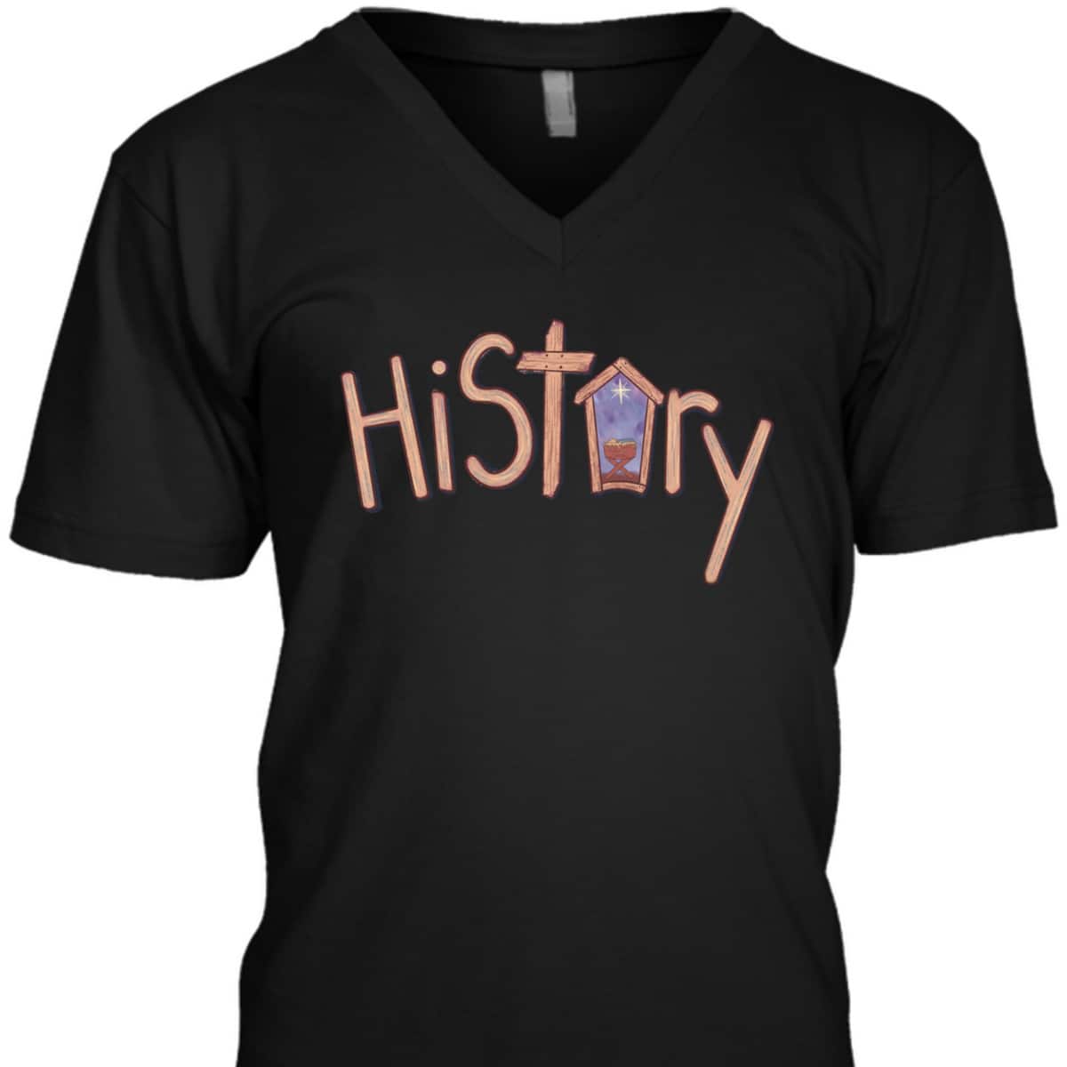 His Story Christmas Nativity Christian T-Shirt His Story Christmas Nativity Christian T-Shirt