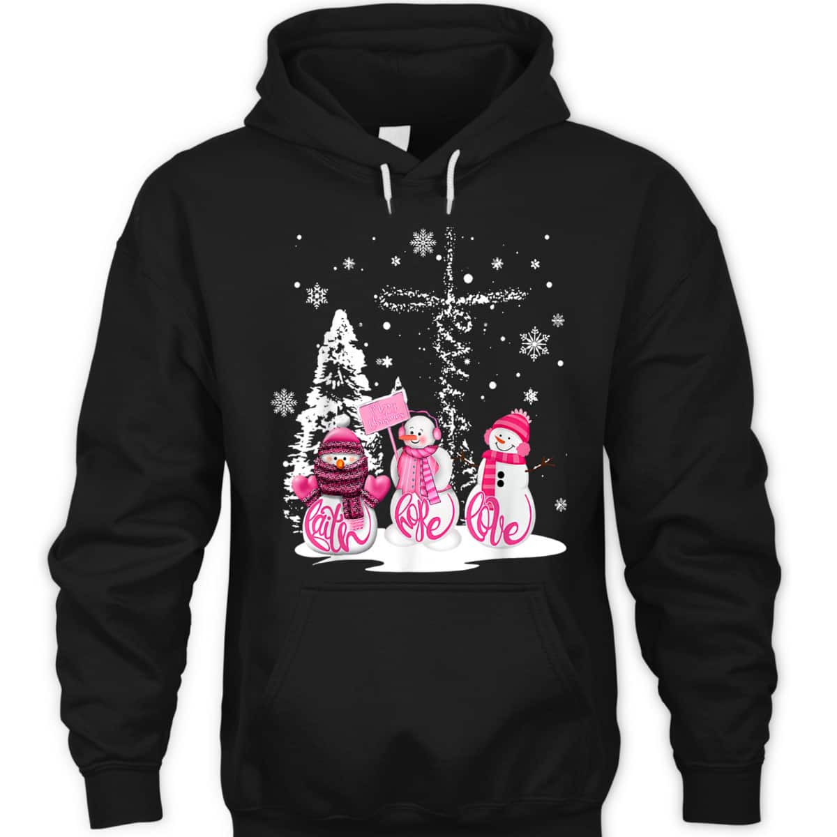 Jesus Faith Hope Love Snowman Merry Xmas Christian T-Shirt Jesus Faith Hope Love Snowman Merry Xmas Christian T-Shirt