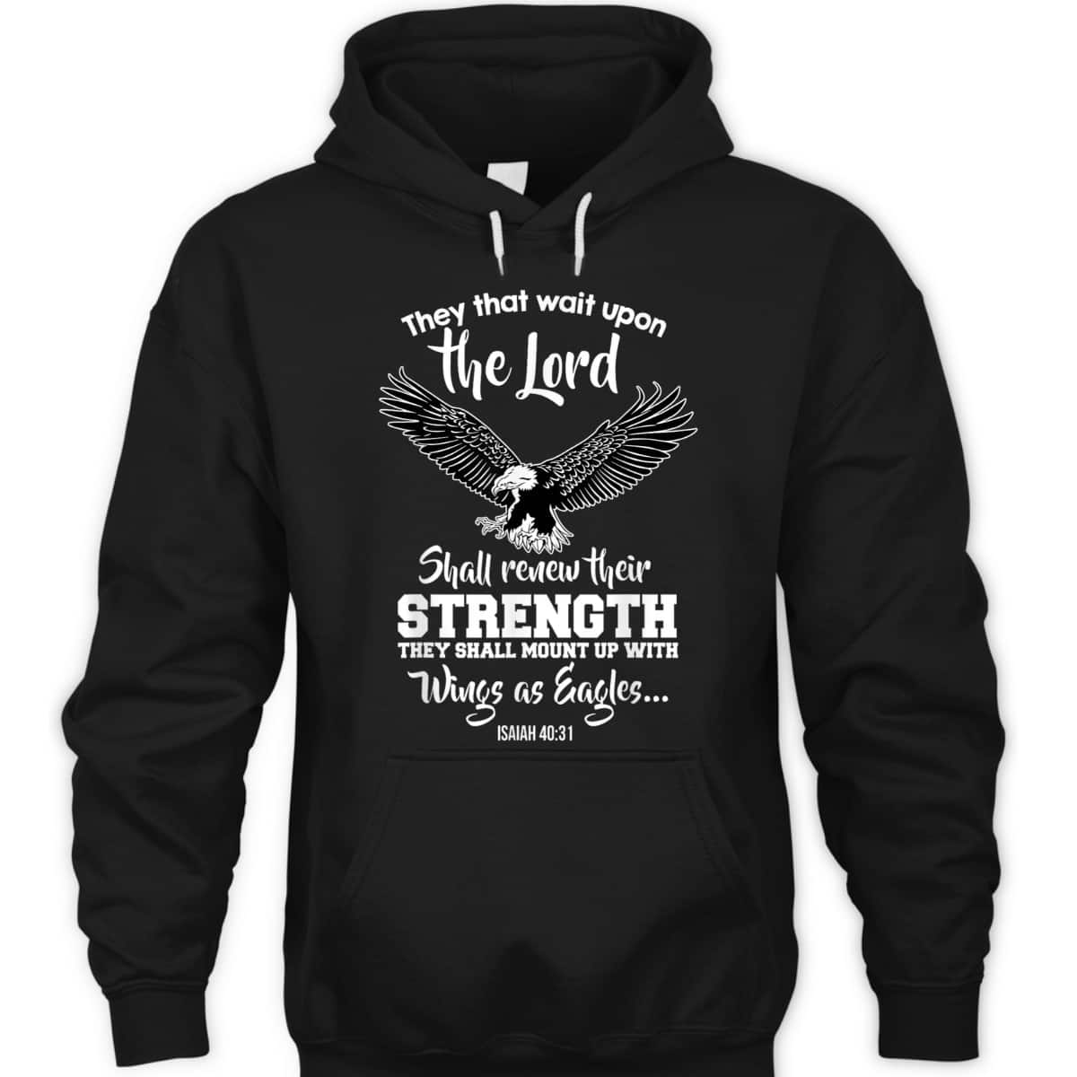 Wings Like Eagles Isaiah 4031 Christian Message T-Shirt