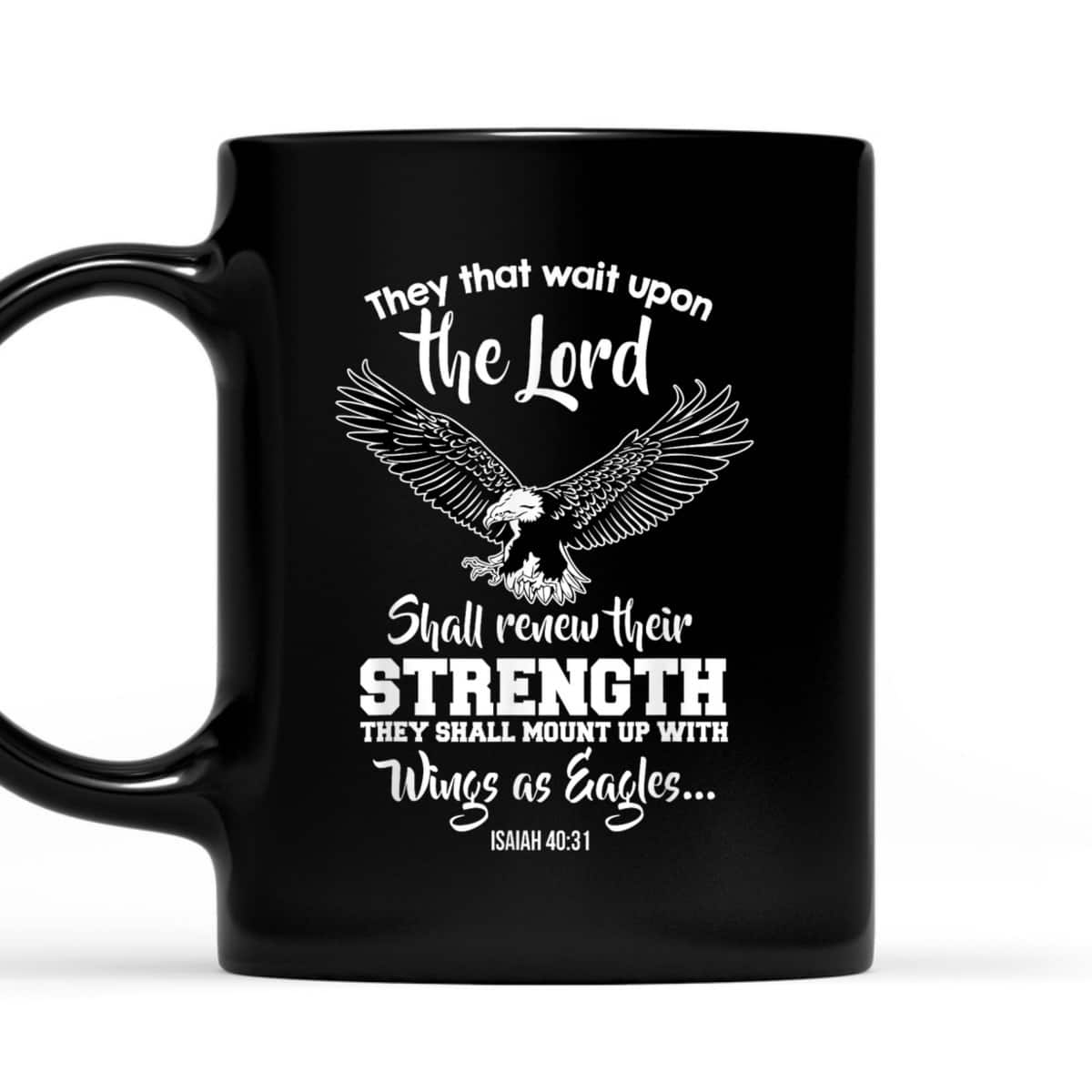 Wings Like Eagles Isaiah 4031 Christian Message T-Shirt