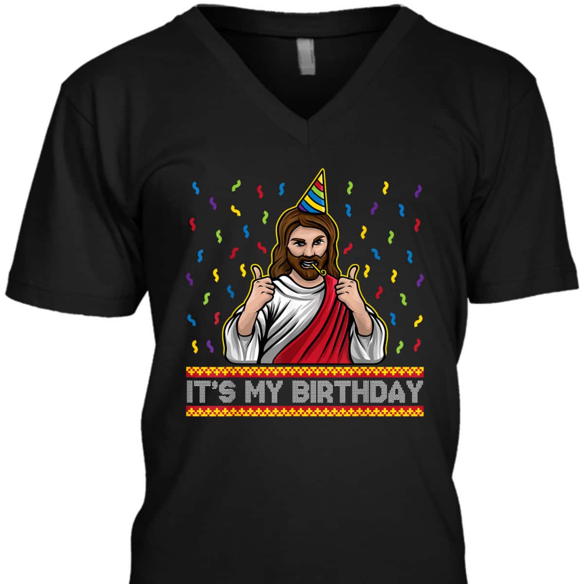 It's My Birthday Jesus Graphic Christmas Birthday Boy T-Shirt It's My Birthday Jesus Graphic Christmas Birthday Boy T-Shirt