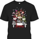 Faith Hope Love Jesus Dandelion Christian Christmas T-Shirt