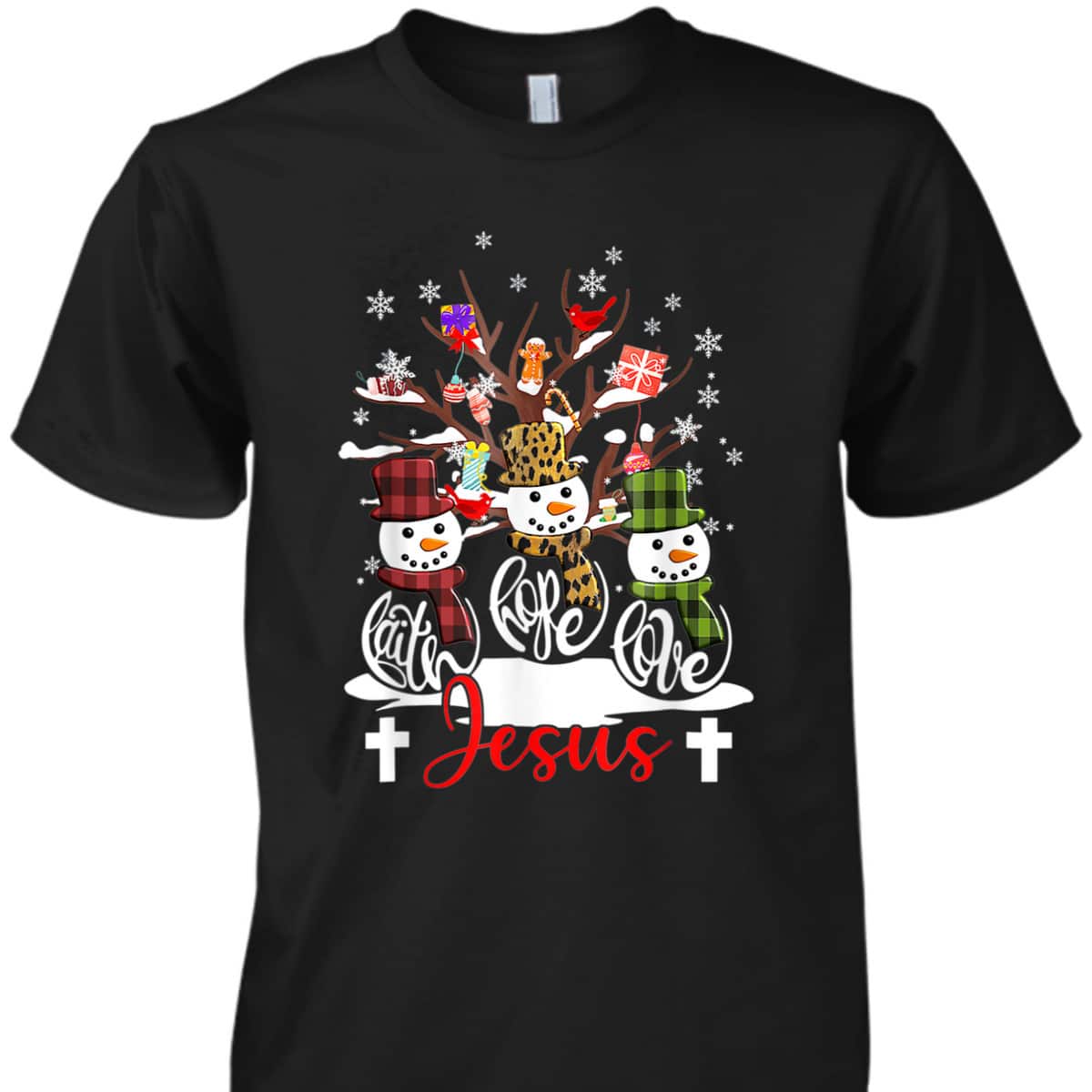 Faith Hope Love Jesus Dandelion Christian Christmas T-Shirt Faith Hope Love Jesus Dandelion Christian Christmas T-Shirt