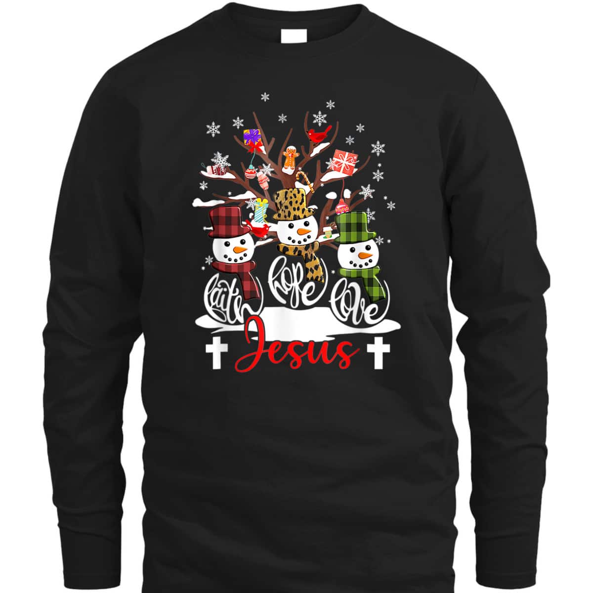 Faith Hope Love Jesus Dandelion Christian Christmas T-Shirt Faith Hope Love Jesus Dandelion Christian Christmas T-Shirt