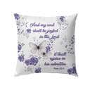 And My Soul Shall Be Joyful In The Lord Psalm 359 Bible Verse Pillow And My Soul Shall Be Joyful In The Lord Psalm 359 Bible Verse Pillow
