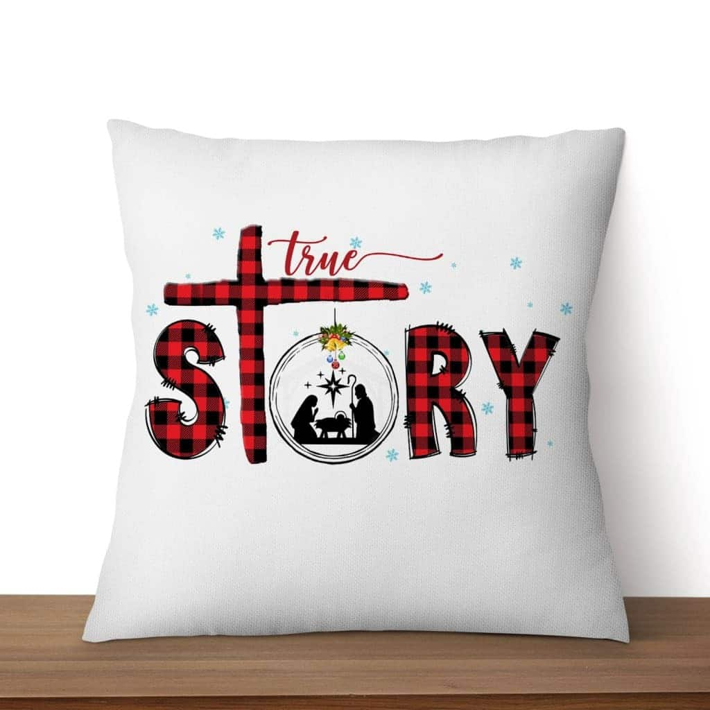 True Story Christmas Pillow