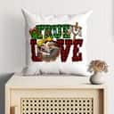 True Love Buffalo Plaid Christmas Cross Faith Pillow True Love Buffalo Plaid Christmas Cross Faith Pillow