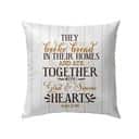 They Broke Bread In Their Homes Acts 246 Niv Bible Verse Pillow