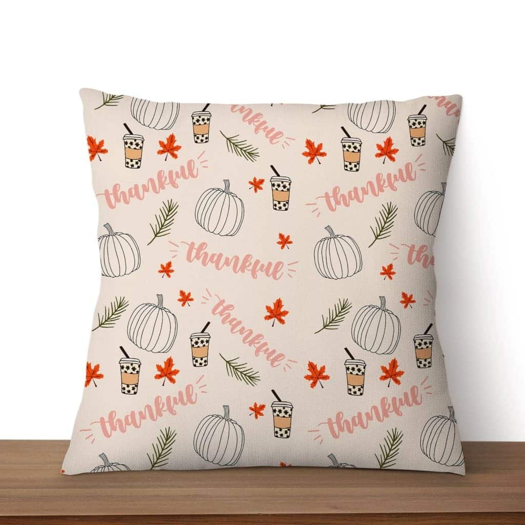 Thankful Christian Thanksgiving Gifts Pillow Thankful Christian Thanksgiving Gifts Pillow