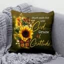 Start Each Day With God Christian Pillow Start Each Day With God Christian Pillow