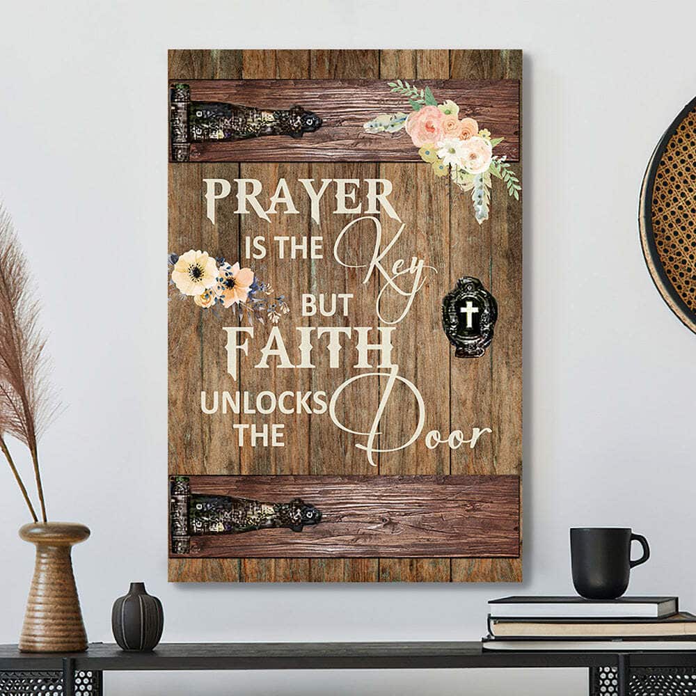 Bible Verse Scripture Christian Art Prayer Is The Key Canvas Print Bible Verse Scripture Christian Art Prayer Is The Key Canvas Print