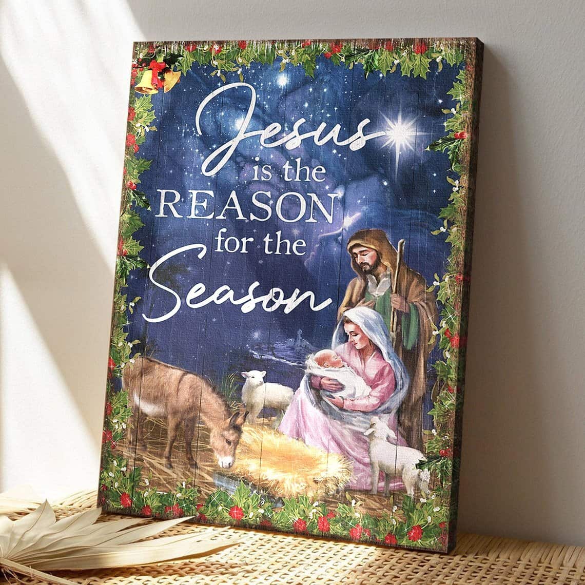 Jesus Portrait God Jesus The Baby Was Born In Christmas Eve Jesus Is A Reason For The Season Canvas Print Jesus Portrait God Jesus The Baby Was Born In Christmas Eve Jesus Is A Reason For The Season Canvas Print