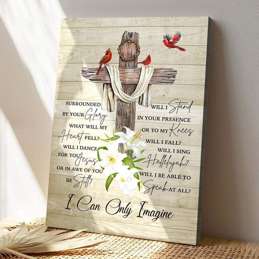 Christian I Can Only Imagine Cardinal Christian Vintage Gifts Canvas Print Christian I Can Only Imagine Cardinal Christian Vintage Gifts Canvas Print
