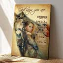 Scripture Christian God Says You Are Bible Verse Horse Canvas Print