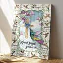 Christian Colorful Hummingbirds God Says You Are Canvas Bible Verse Canvas Print