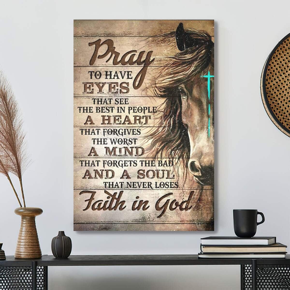 Christian Jesus A Soul That Never Loses Faith In God Bible Verse Canvas Print Christian Jesus A Soul That Never Loses Faith In God Bible Verse Canvas Print