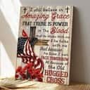 Christian Jesus I Believe Amazing Grace Bible Verse Canvas Print