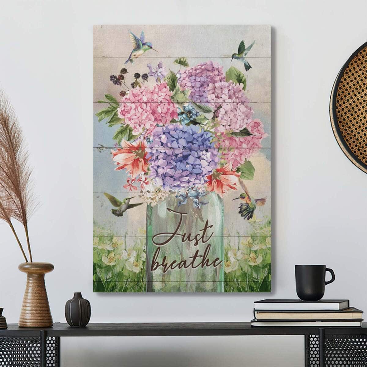 Christian Jesus Just Breathe Today I Choose Joy Bible Verse Canvas Print Christian Jesus Just Breathe Today I Choose Joy Bible Verse Canvas Print