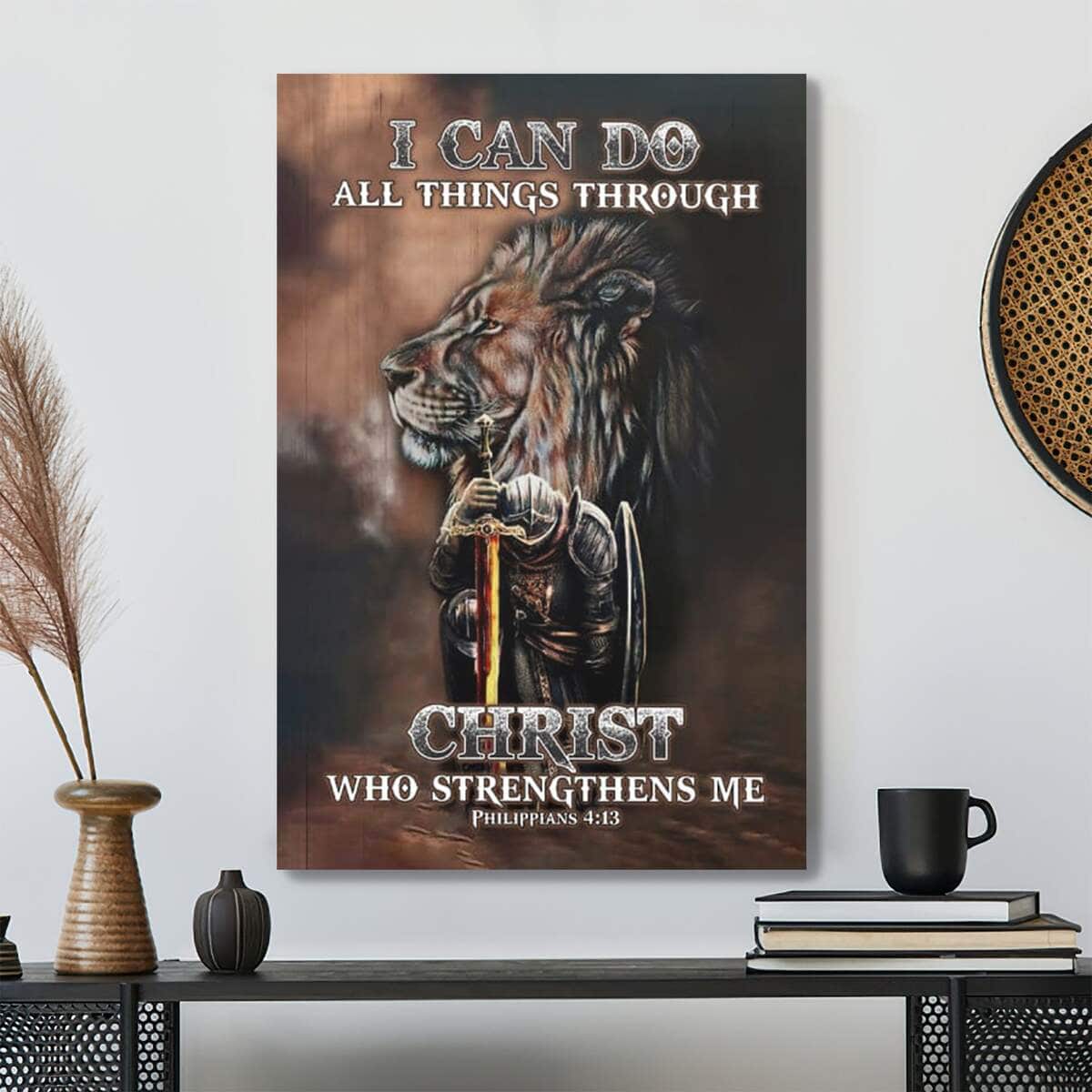 Bible Verse Warrior Of Christ I Can Do All Things Through Christ Scripture Canvas Print Bible Verse Warrior Of Christ I Can Do All Things Through Christ Scripture Canvas Print