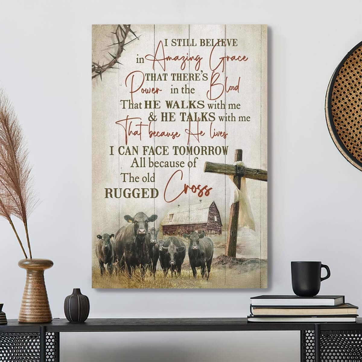 Bible Verse Farmhouse Style I Still Believe In Amazing Grace Scripture Canvas Print Bible Verse Farmhouse Style I Still Believe In Amazing Grace Scripture Canvas Print