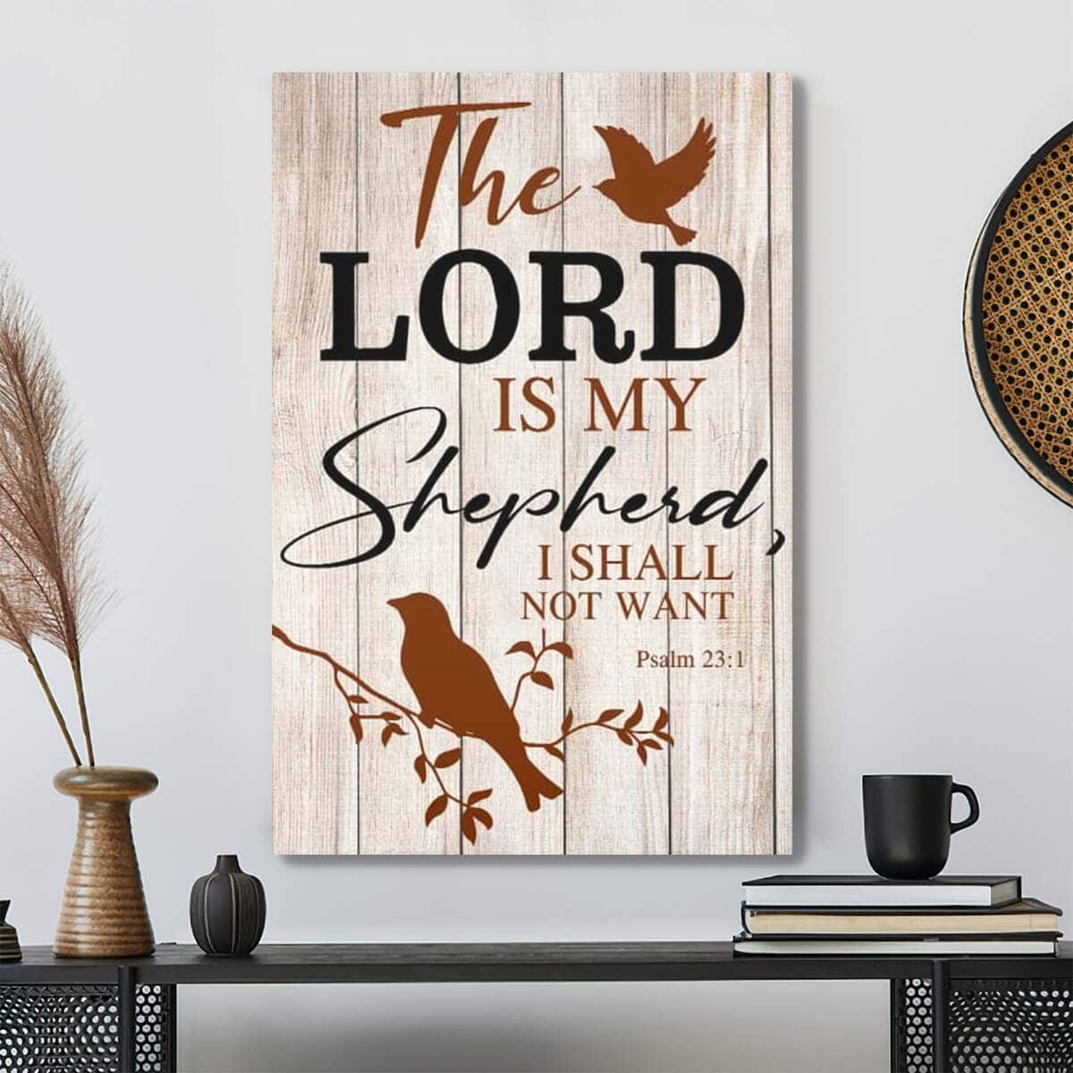 Bible Verse The Lord Is My Shepherd Psalm 231 Scripture Canvas Print Bible Verse The Lord Is My Shepherd Psalm 231 Scripture Canvas Print