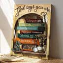 Book God Says You Are Bible Verse Canvas Print Book God Says You Are Bible Verse Canvas Print