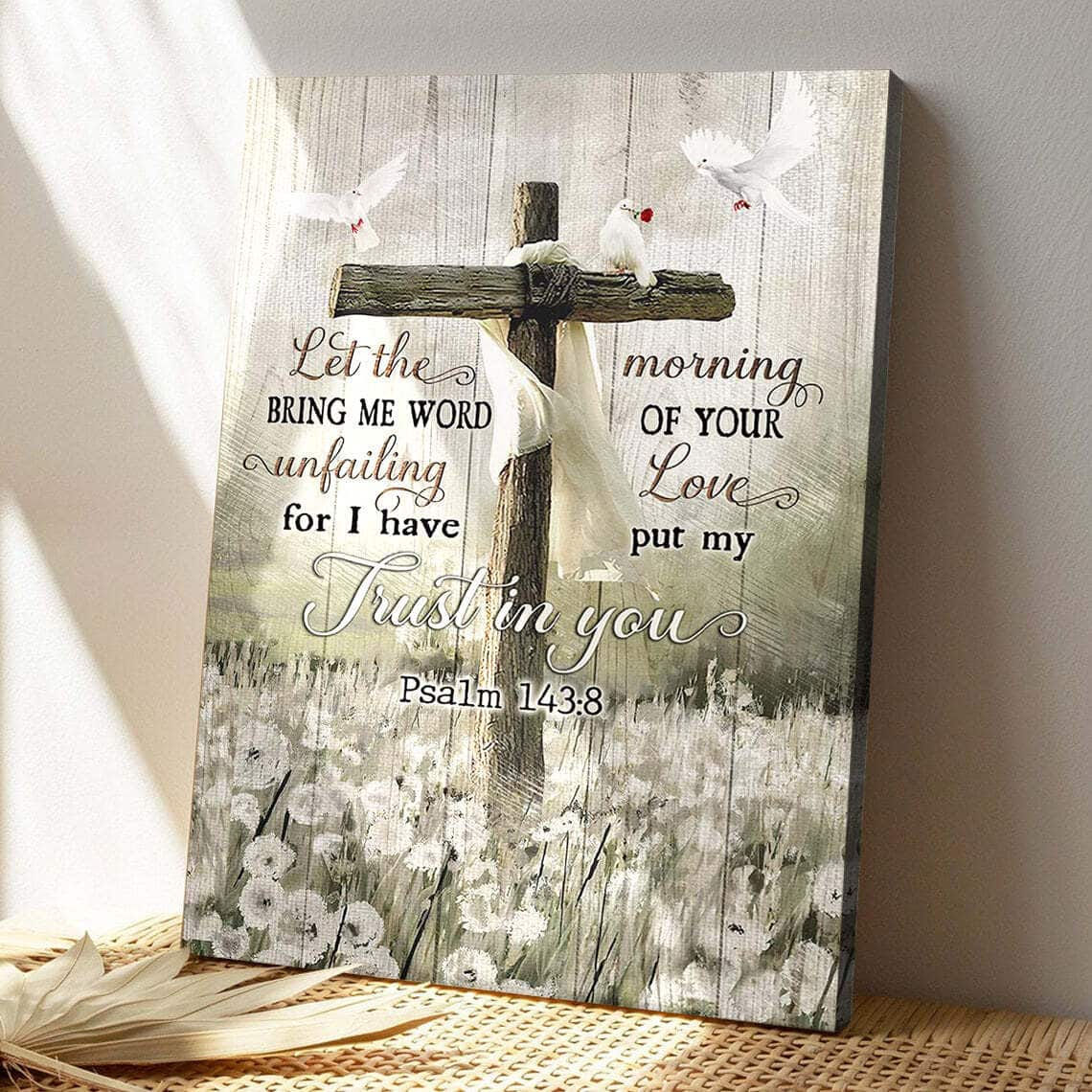 Jesus Trust In You Jesus Bible Verse Scripture Canvas Print