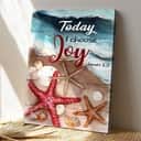 Bible Verse Starfish Today I Choose Joy Christian Canvas Print Bible Verse Starfish Today I Choose Joy Christian Canvas Print