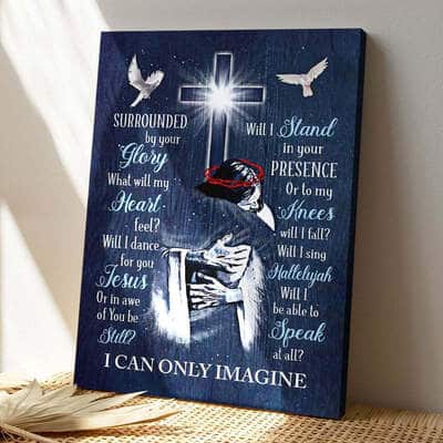 Bible Verse I Can Only Imagine Scripture Christian Canvas Print