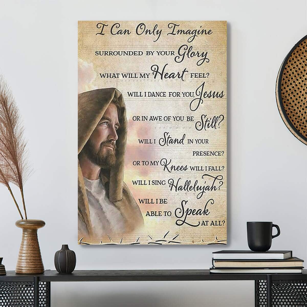 Bible Verse I Can Only Imagine Jesus Scripture Christian Canvas Print Bible Verse I Can Only Imagine Jesus Scripture Christian Canvas Print