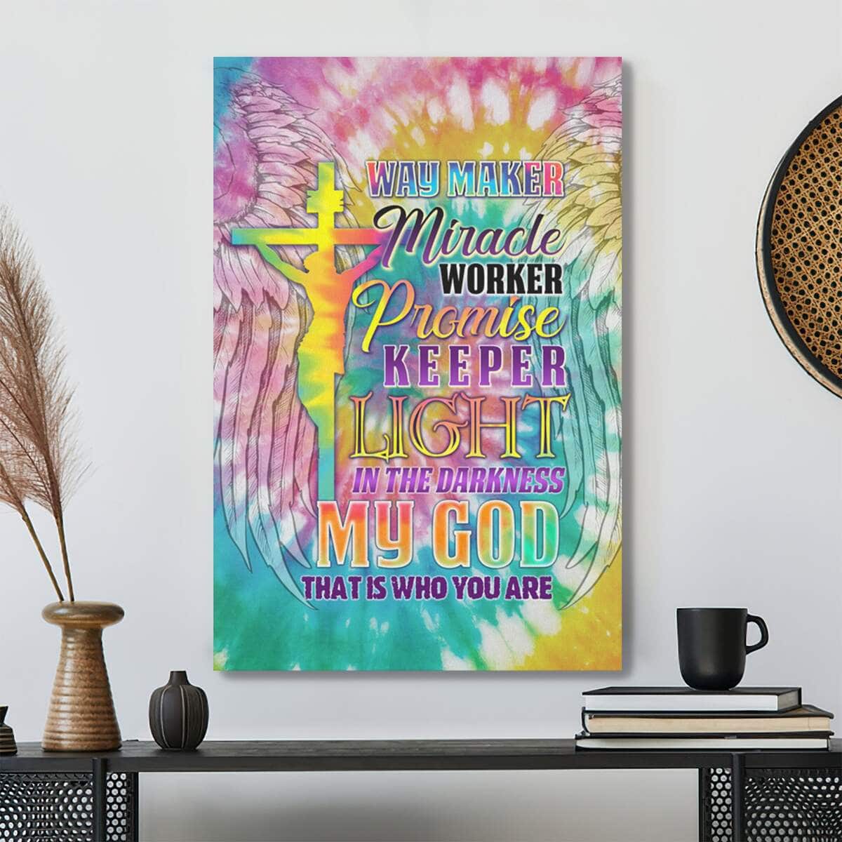 Bible Verse Way Maker Lyrics Scripture Christian Canvas Print Bible Verse Way Maker Lyrics Scripture Christian Canvas Print