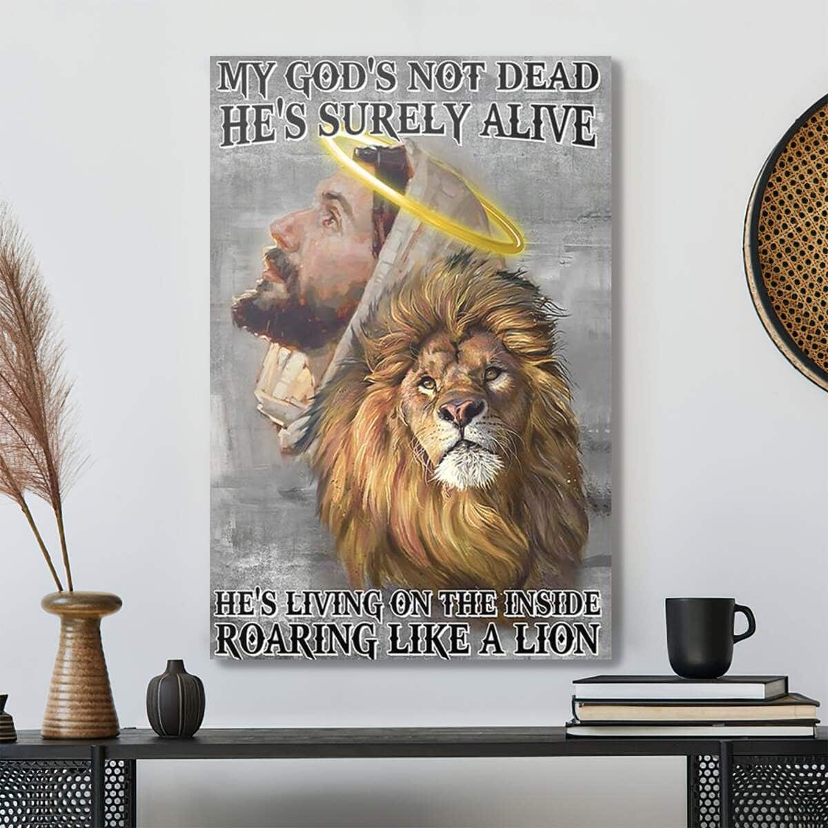 Jesus And Lion Bible Verse Jesus Roading Like A Lion God Jesus Canvas Print Jesus And Lion Bible Verse Jesus Roading Like A Lion God Jesus Canvas Print