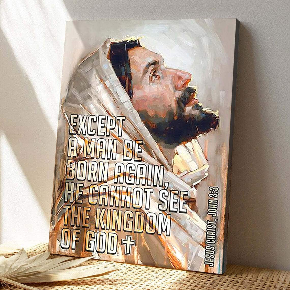 Bible Verse Jesus Christ The Kingdom Of God Canvas Print